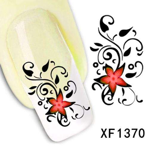 Nail Art Water Decal Stickers Sheet 1370