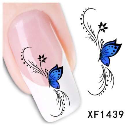 Nail Art Water Decal Stickers Sheet 1439