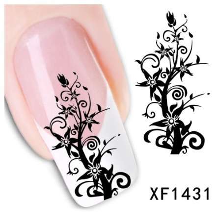 Nail Art Water Decal Stickers Sheet 1431
