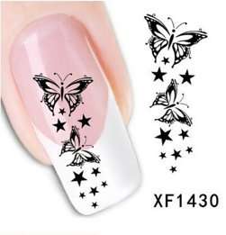 Nail Art Water Decal Stickers Sheet 1430