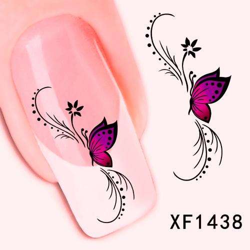 Nail Art Water Decal Stickers Sheet 1438