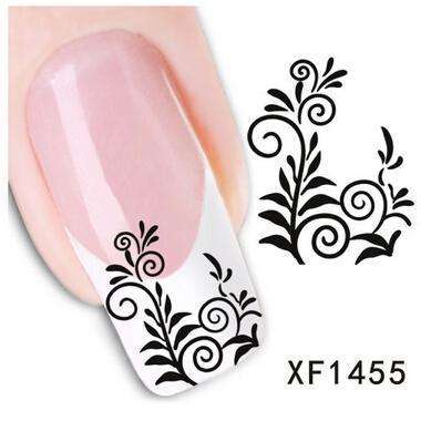 Nail Art Water Decal Stickers Sheet 1455