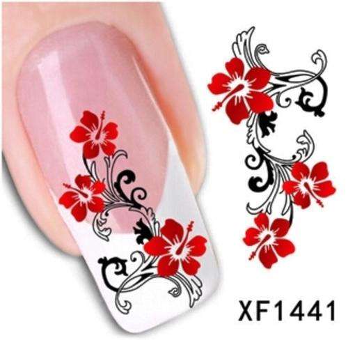 Nail Art Water Decal Stickers Sheet 1441
