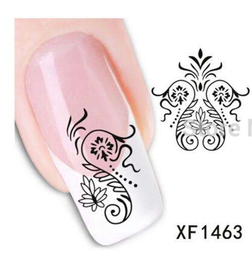 Nail Art Water Decal Stickers Sheet 1463