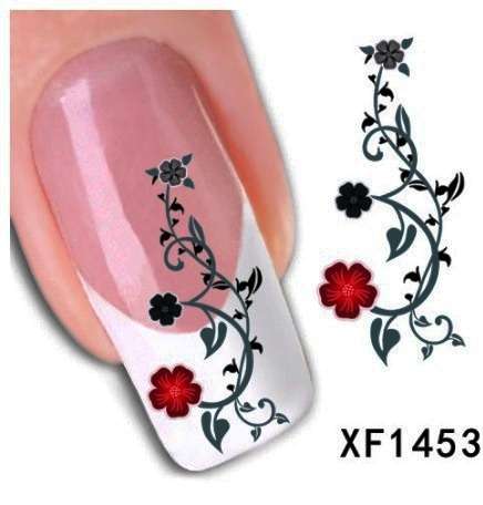Nail Art Water Decal Stickers Sheet 1453