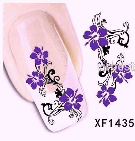 Nail Art Water Decal Stickers Sheet 1435