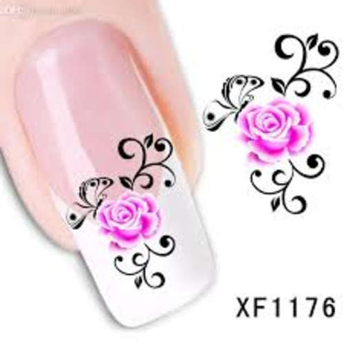Nail Art Water Decal Stickers Sheet  XF1176