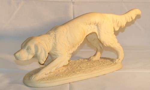 Carved Figurine of Hunting Dog