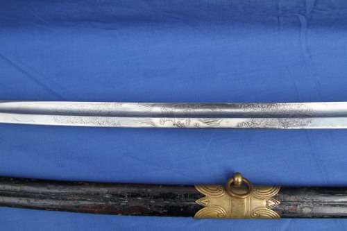 Antique Victorian British Junior Royal Navy Officer's Sword.