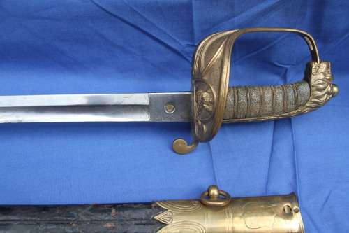 Antique Victorian British Junior Royal Navy Officer's Sword.