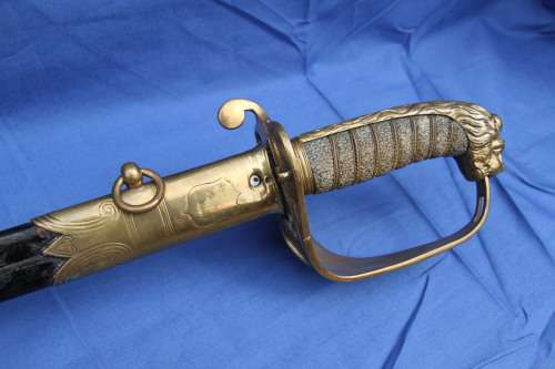 Antique Victorian British Junior Royal Navy Officer's Sword.