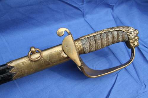 Antique Victorian British Junior Royal Navy Officer's Sword.