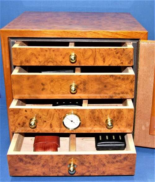 FOR BRENDAANN98 - 4 Draw Gentili Olmo cigar humidor
