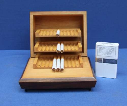 Vintage Musical Cigarette Box