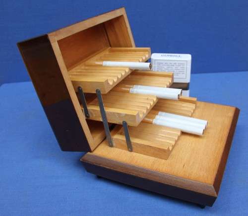 Vintage Musical Cigarette Box