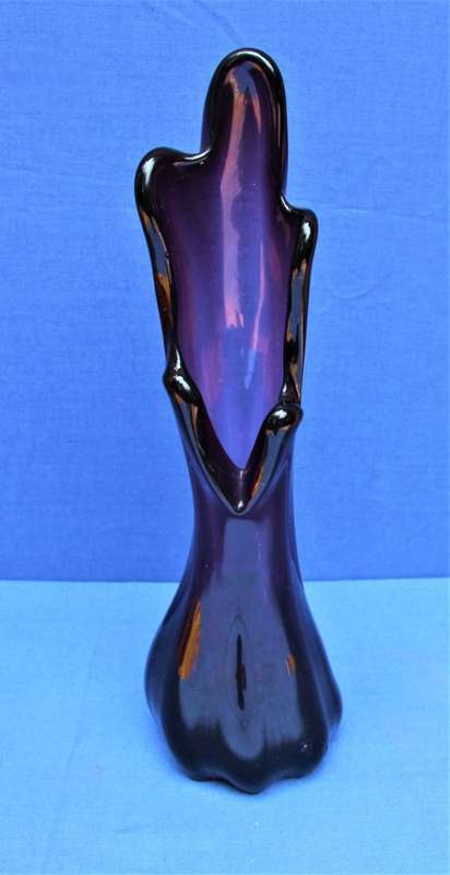 Stunning Deep Purple Vase