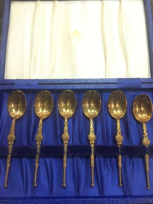 Coronation 1953 Set of 6 Anointing Spoons