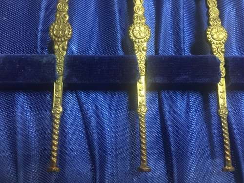 Coronation 1953 Set of 6 Anointing Spoons