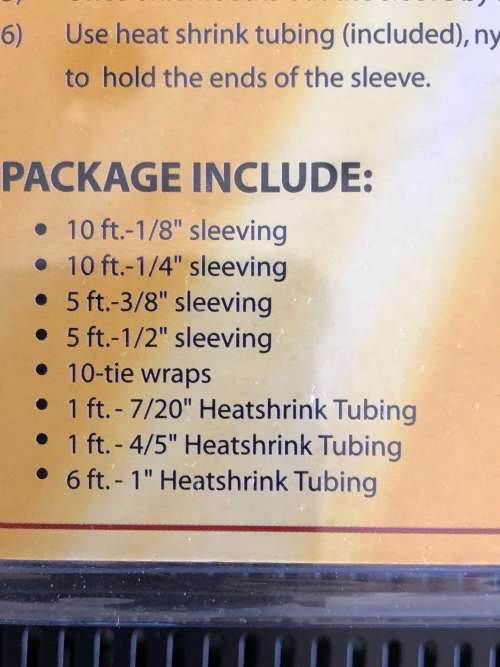 Cable sleeving kit