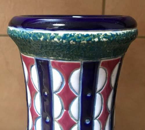 Stunning made in Czechoslovakia Vase with Owls