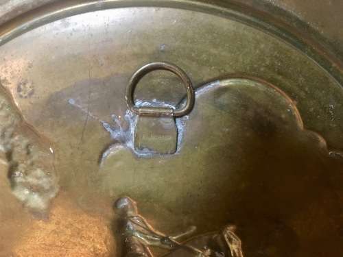 UNUSUAL Decorative Vintage Brass Wall Plate - ON SALE!!!