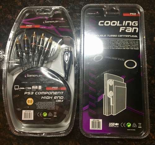 PS3 Component High End Cable PLUS Cooling Fan