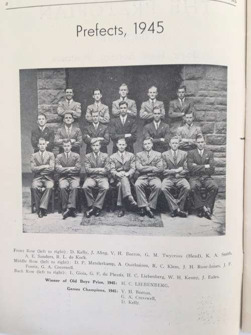 The Pretorian Magazine Boys' High School, Pretoria - 1945, 1947 & 1948