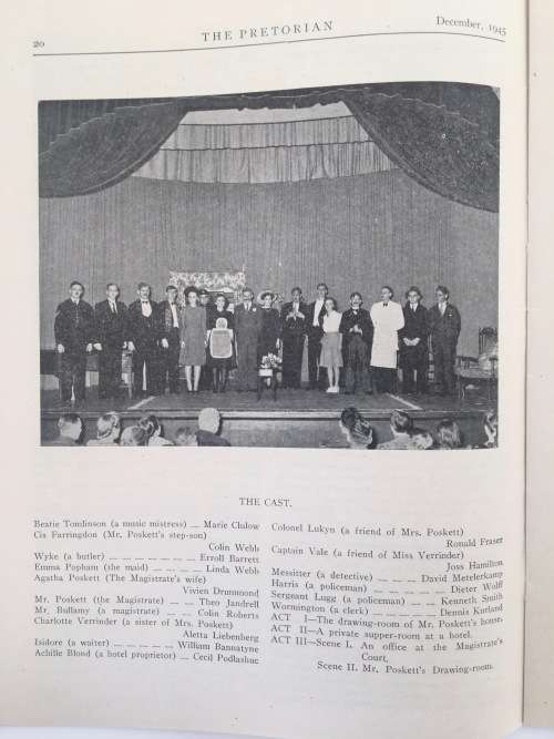 The Pretorian Magazine Boys' High School, Pretoria - 1945, 1947 & 1948