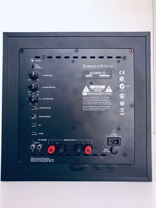 Bower and Wilkens ASW 610 subwoofer