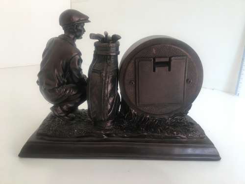 Juliana Mantle Clock - Kneeling Golfer