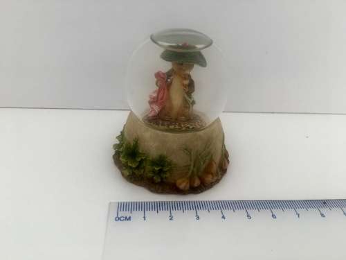 Benjamin Bunny Miniature Waterball / Snow Globe