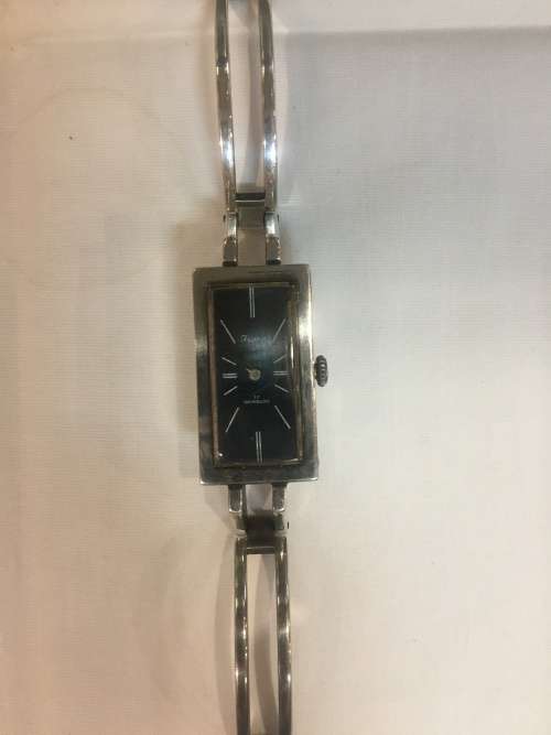 Vintage 800 Silver Ispra Incabloc Windup Watch