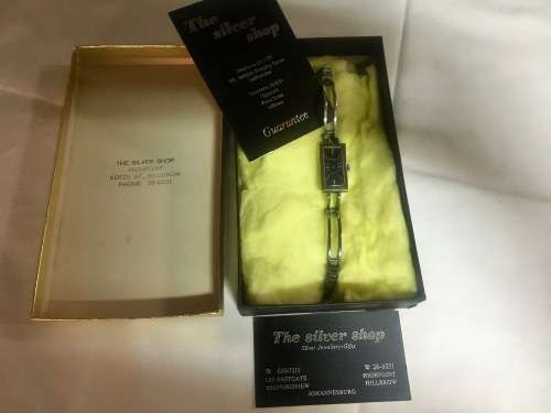 Vintage 800 Silver Ispra Incabloc Windup Watch