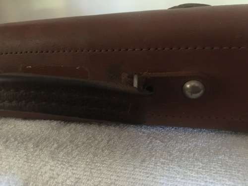 Vintage Leather School Case - Approx. 40 Years or Older & Still Going Strong!