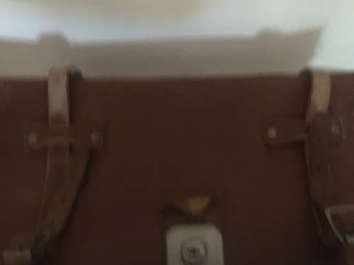 Vintage Leather School Case - Approx. 40 Years or Older & Still Going Strong!