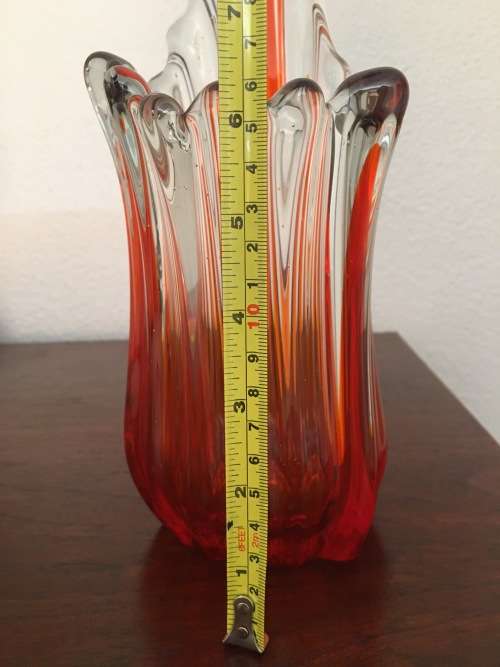 ON SALE!!! - Stunning Vase with Red Infusion