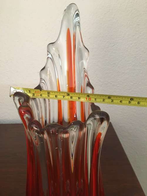 ON SALE!!! - Stunning Vase with Red Infusion