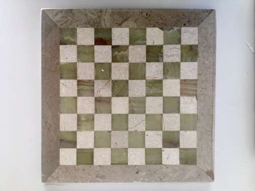 Beautiful Marble and Onyx Chess Set