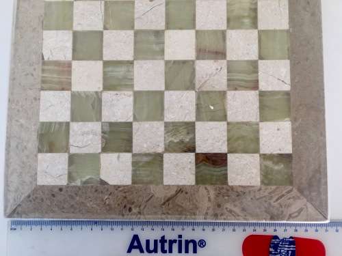 Beautiful Marble and Onyx Chess Set