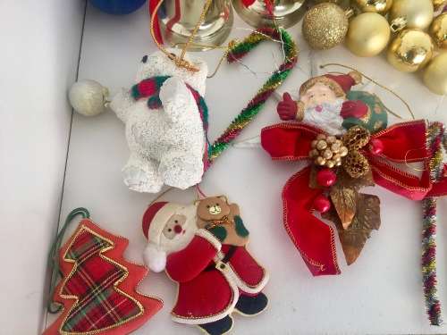 Large Mixed Lot of Christmas / Xmas Ornaments - Over 70 Items!!!