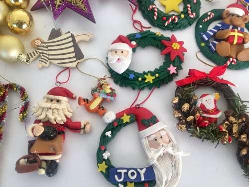 Large Mixed Lot of Christmas / Xmas Ornaments - Over 70 Items!!!