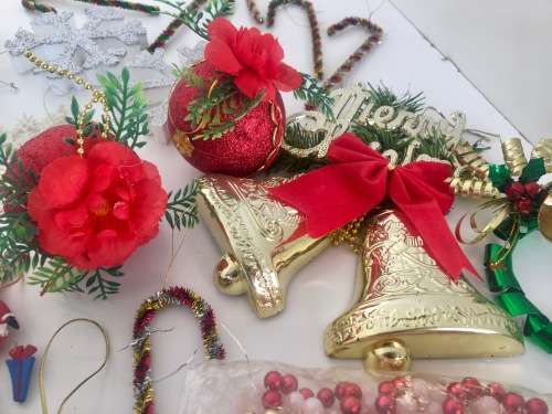 Large Mixed Lot of Christmas / Xmas Ornaments - Over 70 Items!!!
