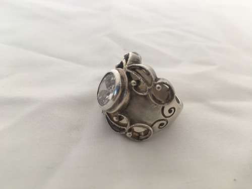 Stunning Large Sterling Silver Ladies Ring - One of a Kind - 15g