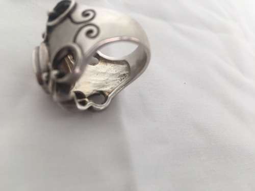 Stunning Large Sterling Silver Ladies Ring - One of a Kind - 15g