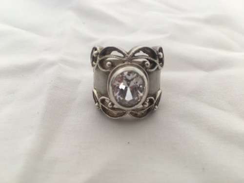 Stunning Large Sterling Silver Ladies Ring - One of a Kind - 15g