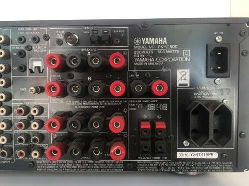 Yamaha Natural Sound AV Receiver RX-V1600