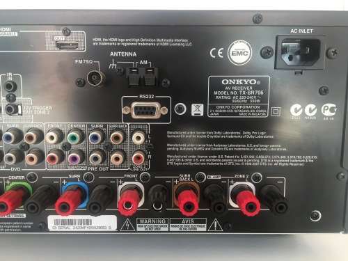 Onkyo Digital Home Theater AV Receiver TX-SR706