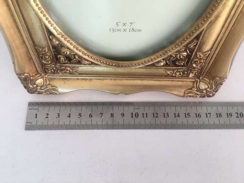 Treasured Memories Gold Leaf Photo Frame