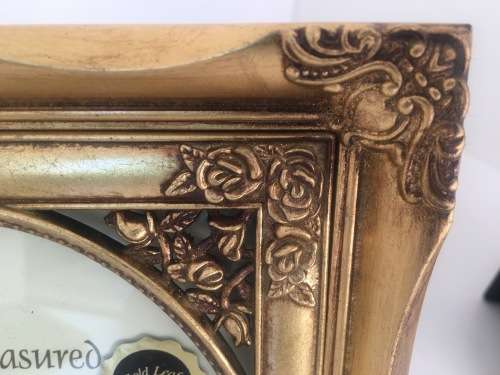 Treasured Memories Gold Leaf Photo Frame
