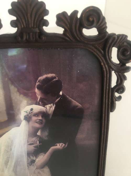 Antique Style Metal Photo Frame